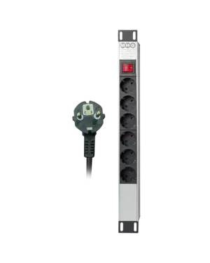 PDU 6-WAY WITH SWITCH 1.5 MTR