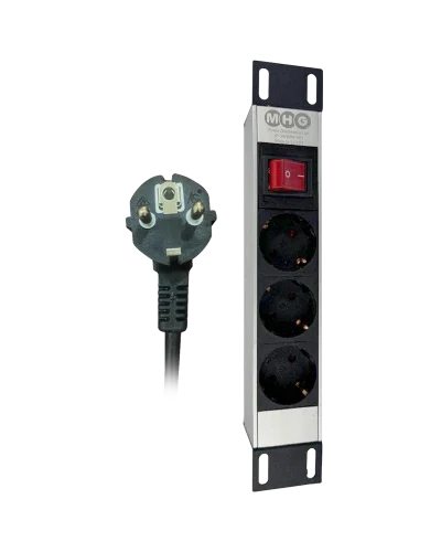 PDU 3-WAY WITH SWITCH 1.5 MTR